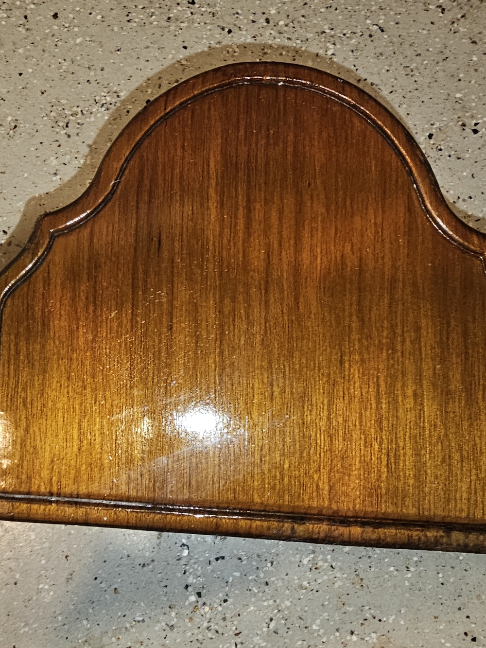 Handcrafted Vintage Brown Butterly Wood Napkin Holder - Picture 2 of 5